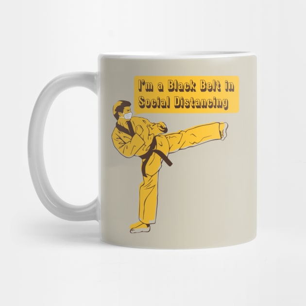 Black Belt in Social Distancing by Teeman